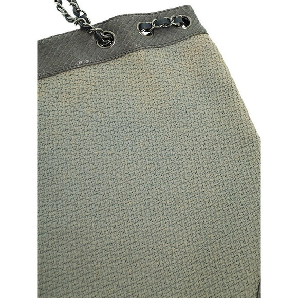 Chanel Python Chain Tote Bag - Picture 6 of 9